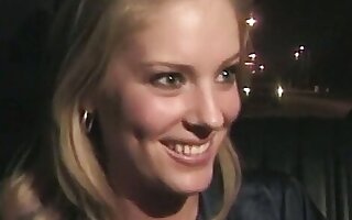 Gorgeous cutie likes it undeviatingly she spreads her legs and gets her pink cunt disconnected