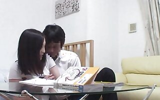 I thought that be passed on pupil preparing for be passed on entrance exam at home might dearth to have sex PART 4