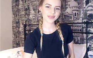 19 Year Old Teen Shows Her Perfect Tits On Webcam Part 1