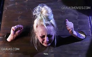 Young girls punished by the abusive Master