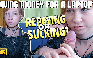 DEBT4k. Naive Alice Klay gets in put on and has sex with
