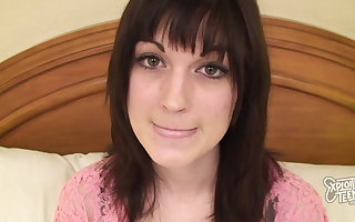 18 Year Old Teen Newbie Fucks a Pretext Cock