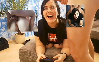 Gamer girl gets fucked while gaming